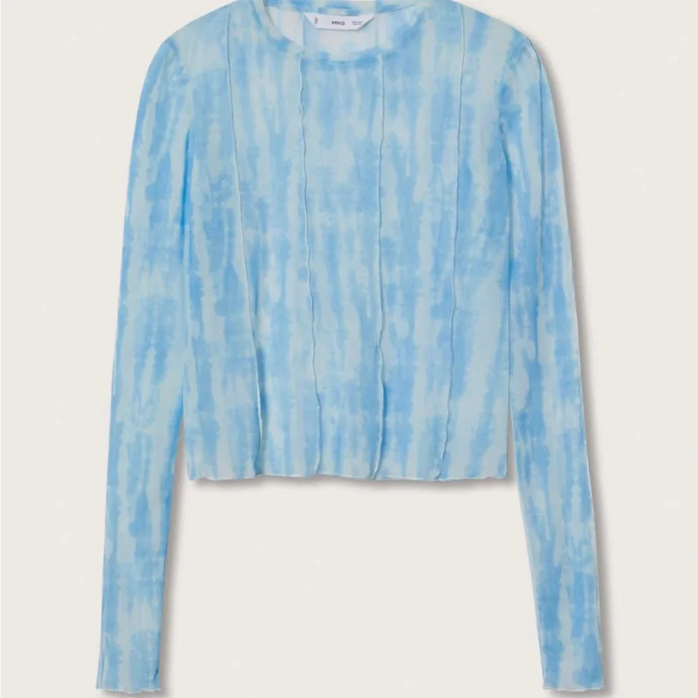 Mango sheer long sleeve top - Size 8 - Picture 8 of 11